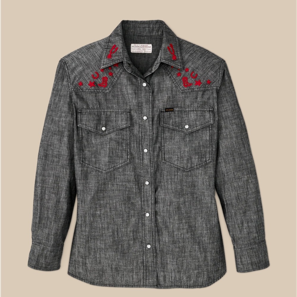 WOMEN'S EMBROIDERED WESTERN SHIRT